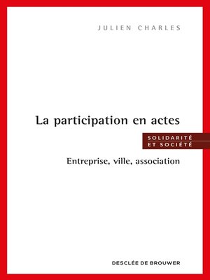 cover image of La participation en actes